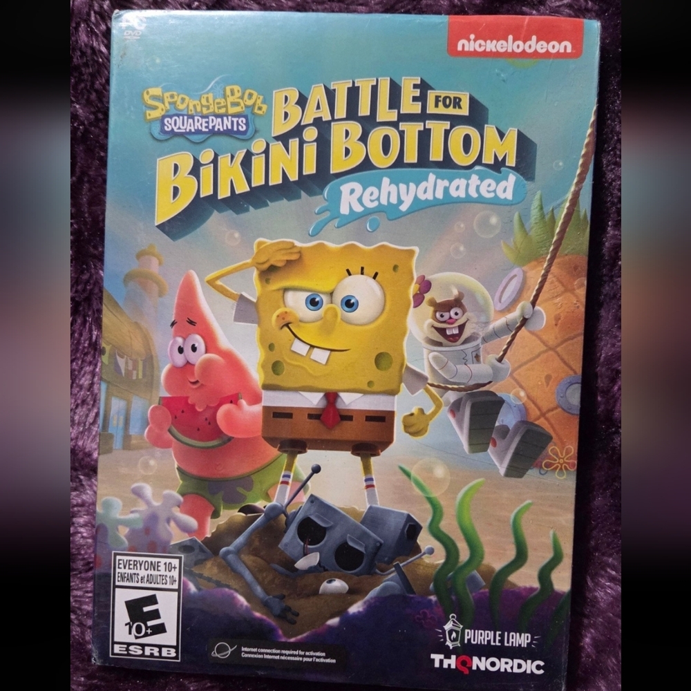 Spongebob Squarepants: Battle for Bikini Bottom - Rehydrated PC Game New, Sealed